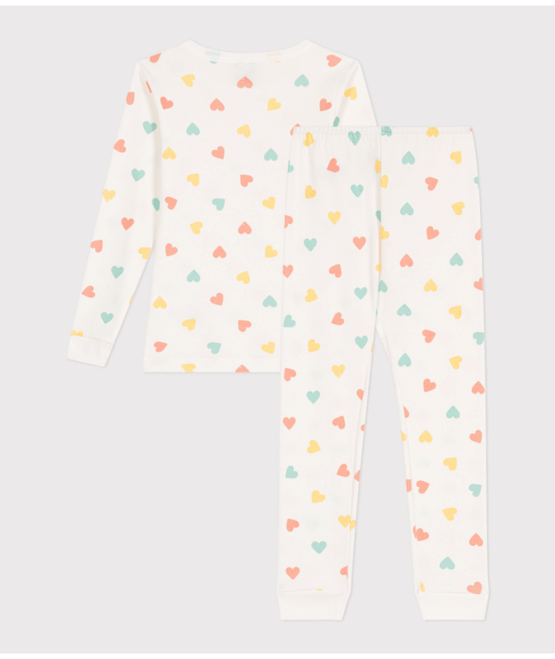 Pyjama 2-delig Large Multi Hearts Marshmallow / Multi