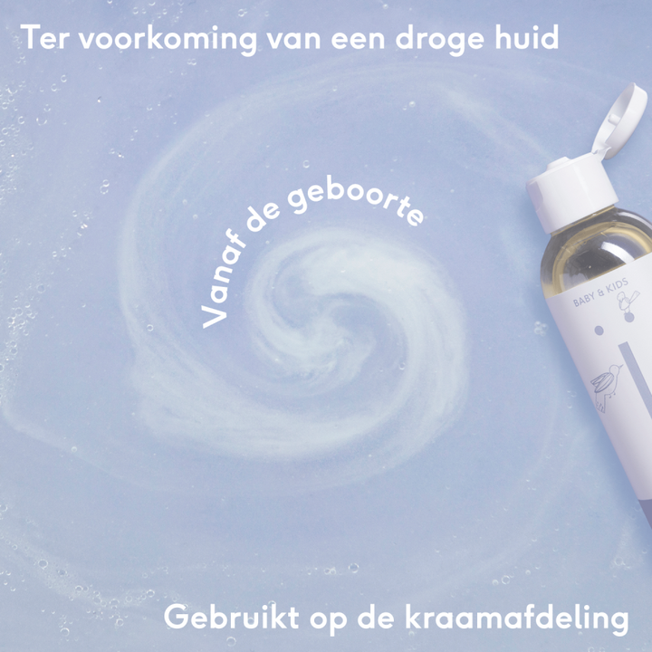 Naïf milde badolie baby 100ml met lijnzaadolie voor pasgeborenen