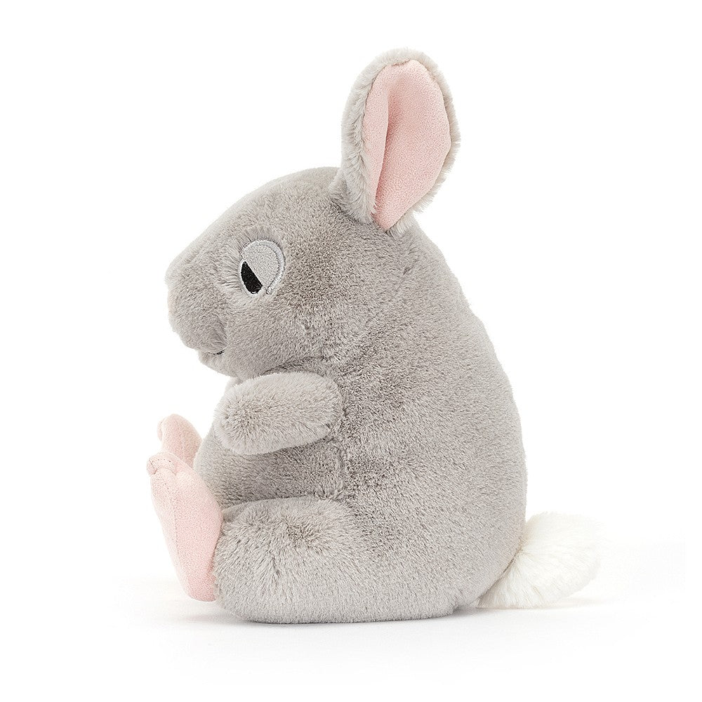 Jellycat knuffel Bernard Bunny, 16 cm, met geborduurde ogen en tweekleurige oren