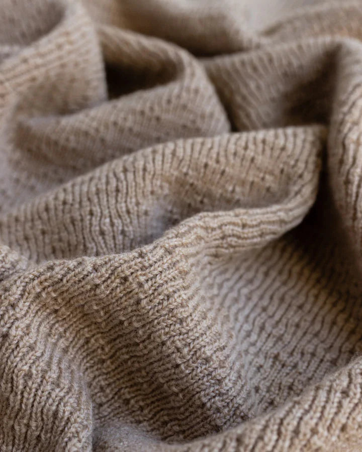 Hvid - Deken 70 x 100 cm Dora | Sand