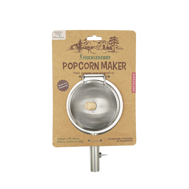 Kikkerland Popcornmaker Huckleberry, authentieke oldschool popcornmachine voor thuisbioscoopervaring