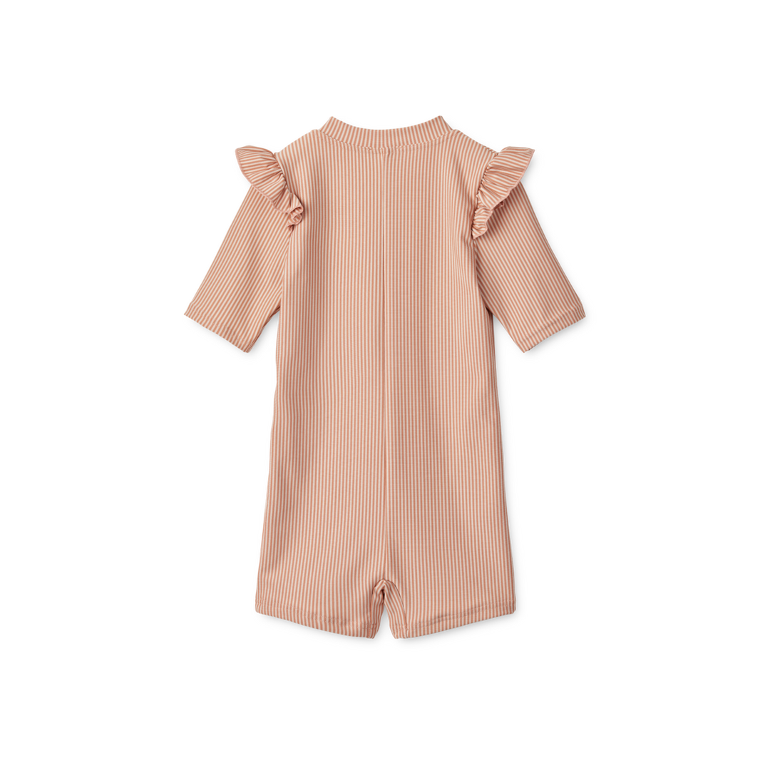 Zwempak Amel Stripe Y/D Stripe Tuscany Rose / Sandy