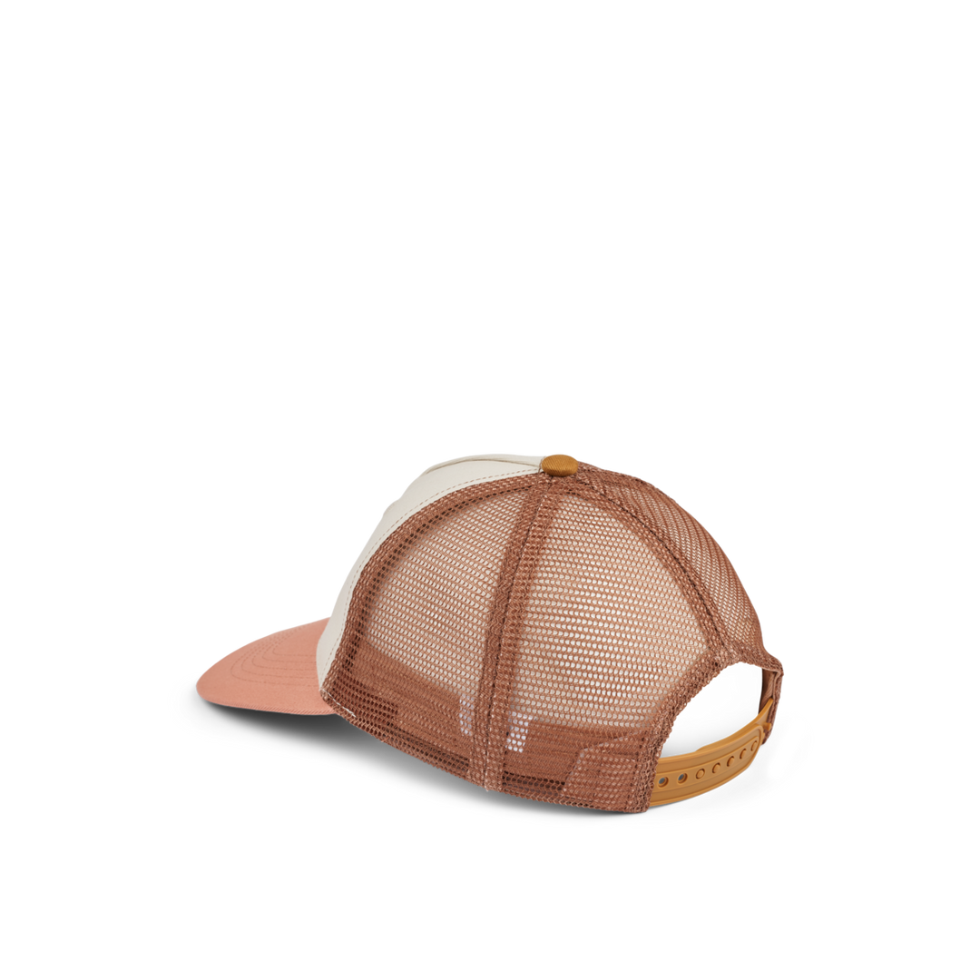 Liewood Delia trucker pet in Tuscany Rose Multi Mix met ademend gaas en zonneklep