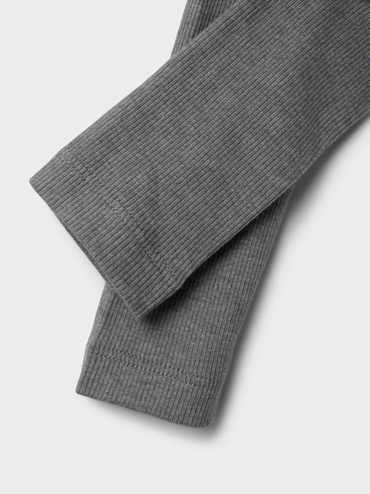 Name It rib legging in zachte kleur Mockingbird met regular fit