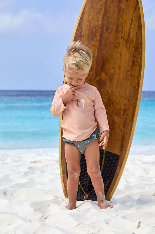 Lassig - Zwem T-shirt Rashguard | Palms Peach