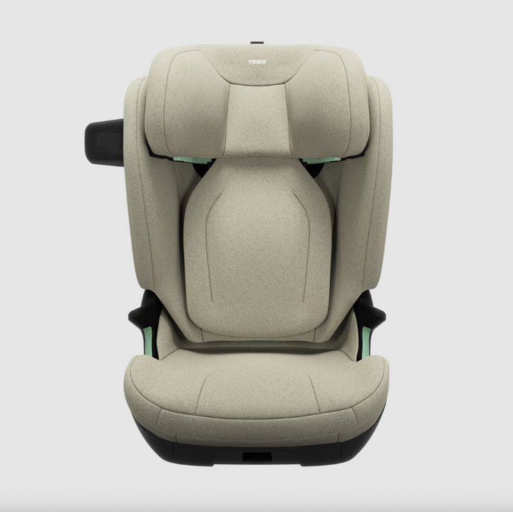 Thule Palm Booster autostoel met hoge rugleuning in beige uitvoering