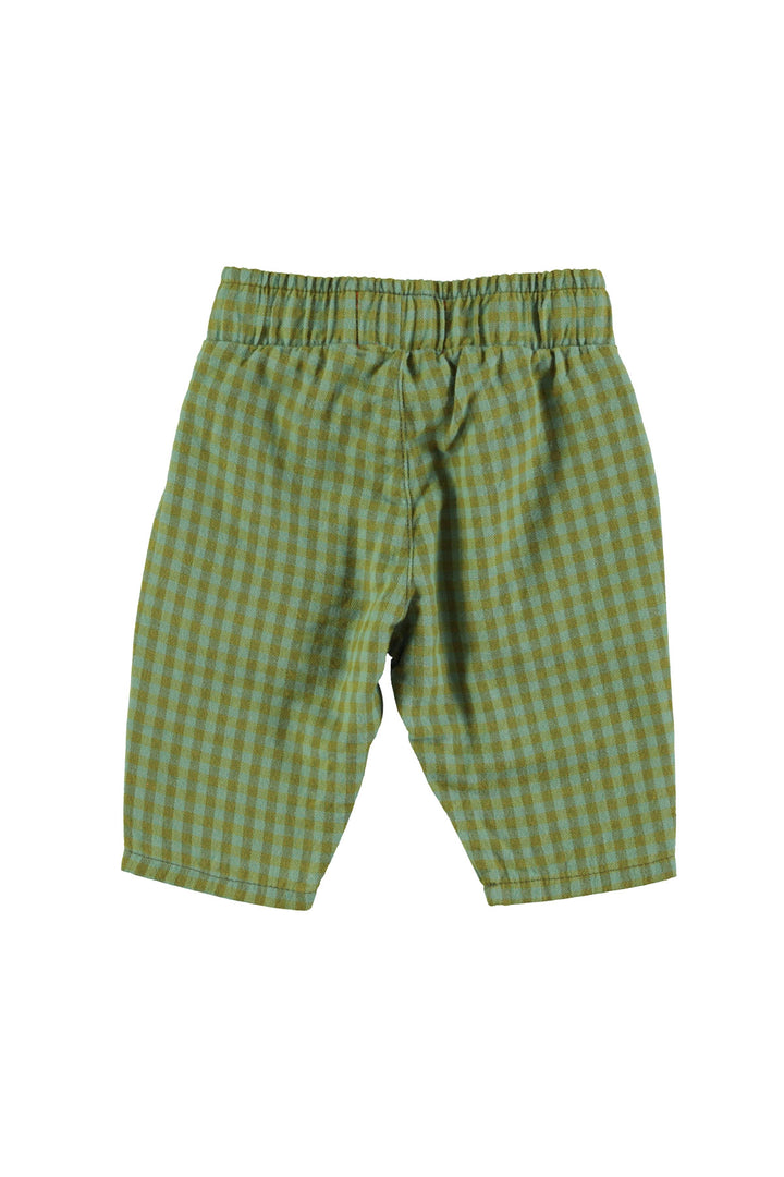 Piupiuchick - Broek Baby Unisex Checkered Green
