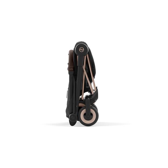 Cybex Buggy Coya Matt Black / Sepia Black, ultracompact en luxe reisbuggy