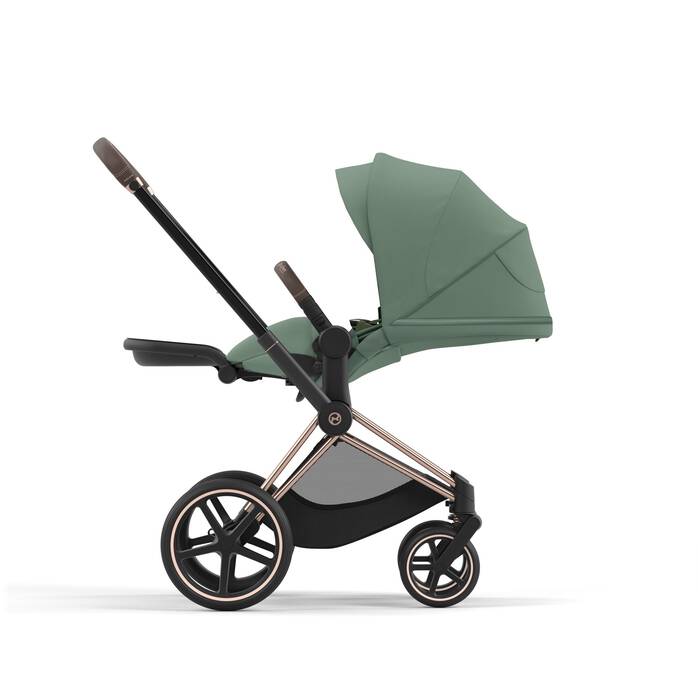 Cybex Zitting Priam Leaf Green, luxueus en comfortabel voor je kinderwagen