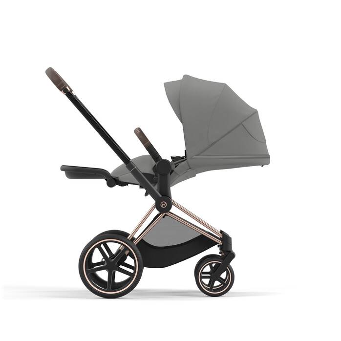 Cybex Zitting Priam Mirage Grey, luxueus en comfortabel voor je kinderwagen