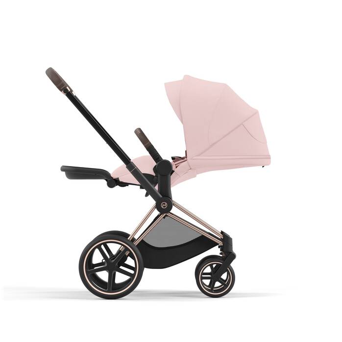 Cybex Zitting Priam Peach Pink, luxueus en comfortabel voor je kinderwagen