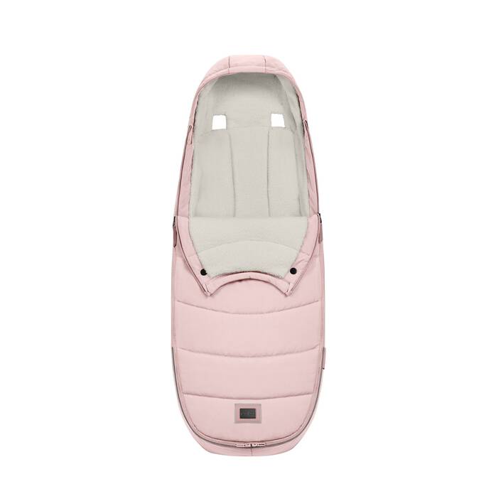 Cybex Voetenzak Platinum Peach Pink, warm en waterafstotend voor kinderwagens
