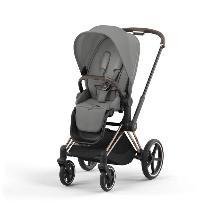 Cybex Zitting Priam Mirage Grey, luxueus en comfortabel voor je kinderwagen