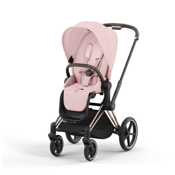 Cybex Zitting Priam Peach Pink, luxueus en comfortabel voor je kinderwagen