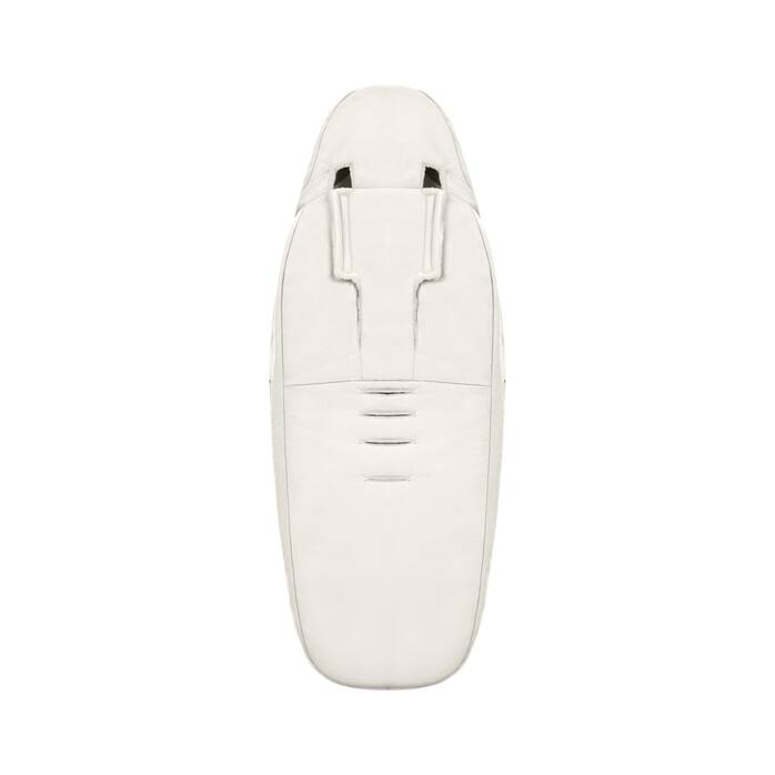 Cybex Voetenzak Platinum Off White, warm en waterafstotend voor kinderwagens