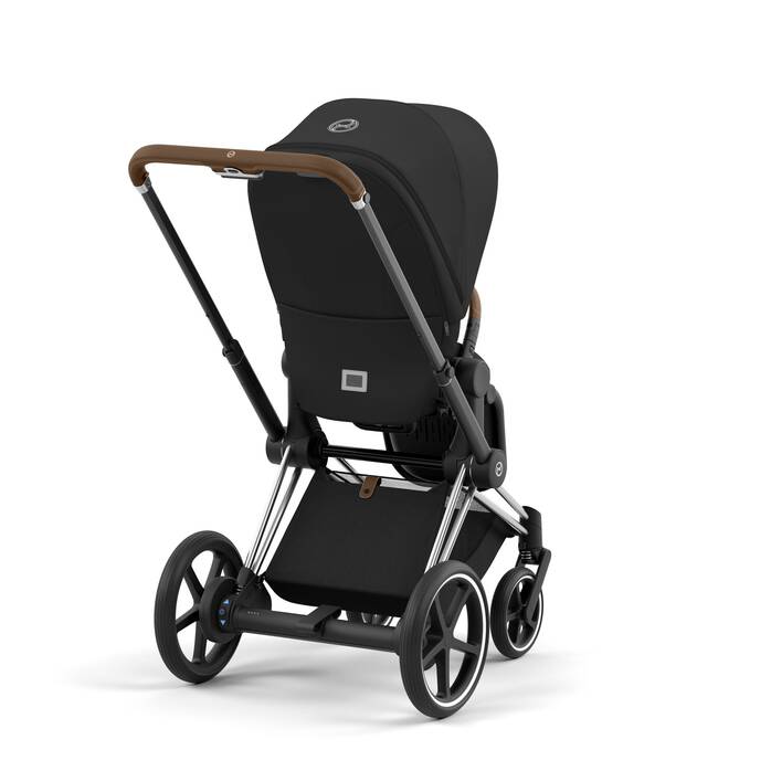 Cybex Kinderwagen Frame E-Priam Chrome Brown, smarttechnologie en luxe ontwerp
