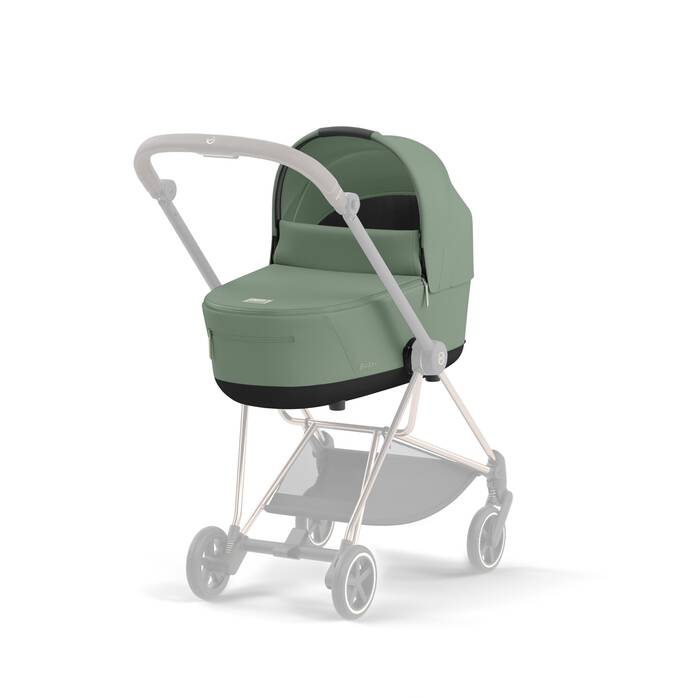 Cybex Draagmand Mios De Luxe in Leaf Green, ruim en comfortabel voor pasgeborenen