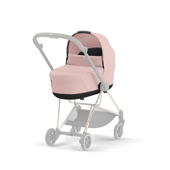 Cybex Draagmand Mios De Luxe in Peach Pink, ruim en comfortabel voor pasgeborenen