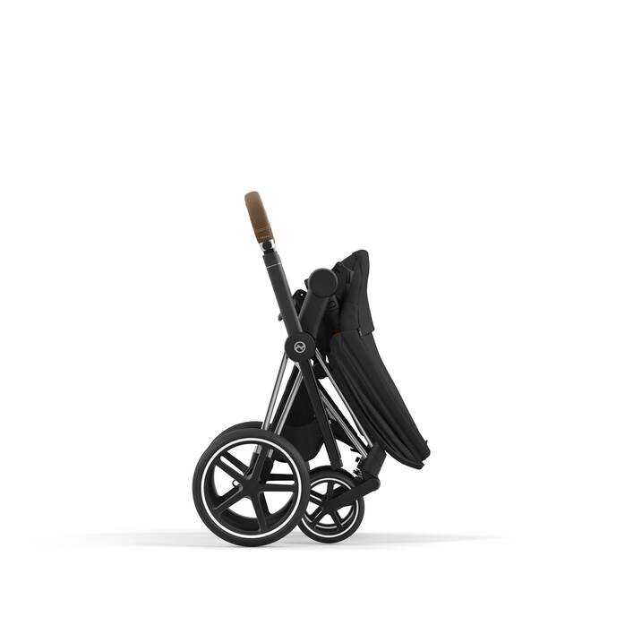 Cybex Kinderwagen Frame Priam Chrome Brown, basis voor luxe en stijlvolle kinderwagen
