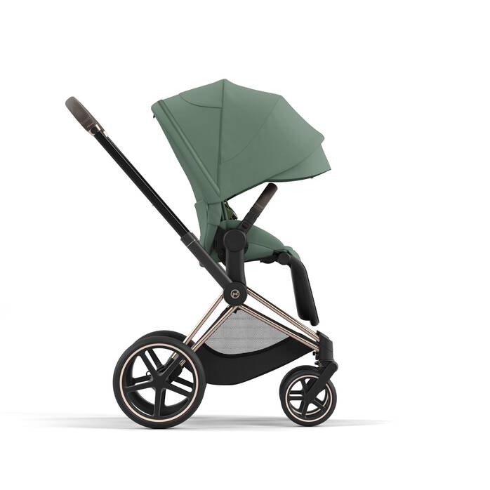 Cybex Zitting Priam Leaf Green, luxueus en comfortabel voor je kinderwagen