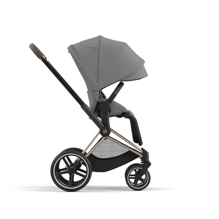 Cybex Zitting Priam Mirage Grey, luxueus en comfortabel voor je kinderwagen