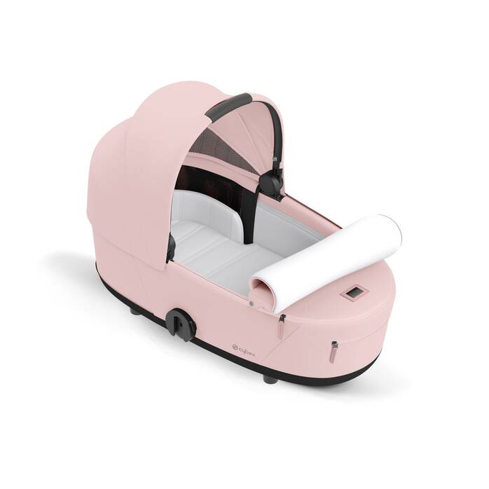 Cybex Draagmand Mios De Luxe in Peach Pink, ruim en comfortabel voor pasgeborenen
