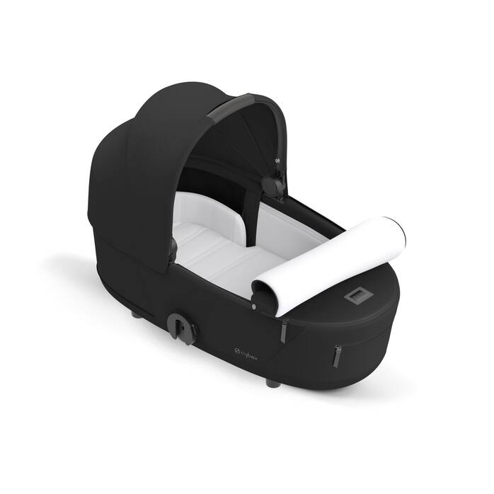 Cybex Draagmand Mios De Luxe in Sepia Black, ruim en comfortabel voor pasgeborenen