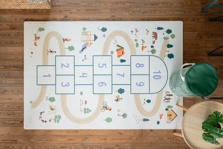 Play & Go - Speeltapijt Puzzelmat Eevaa Hopscotch