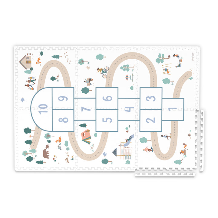 Play & Go - Speeltapijt Puzzelmat Eevaa Hopscotch