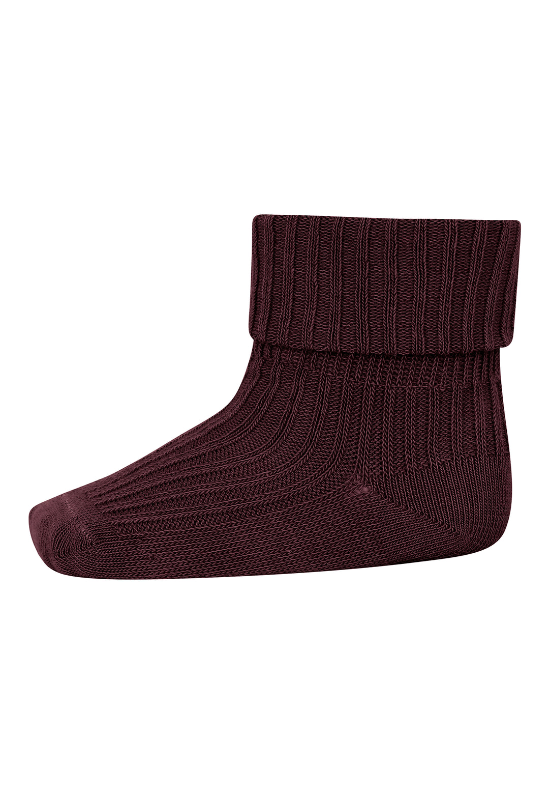 Sokken Cotton Rib Grape Skin