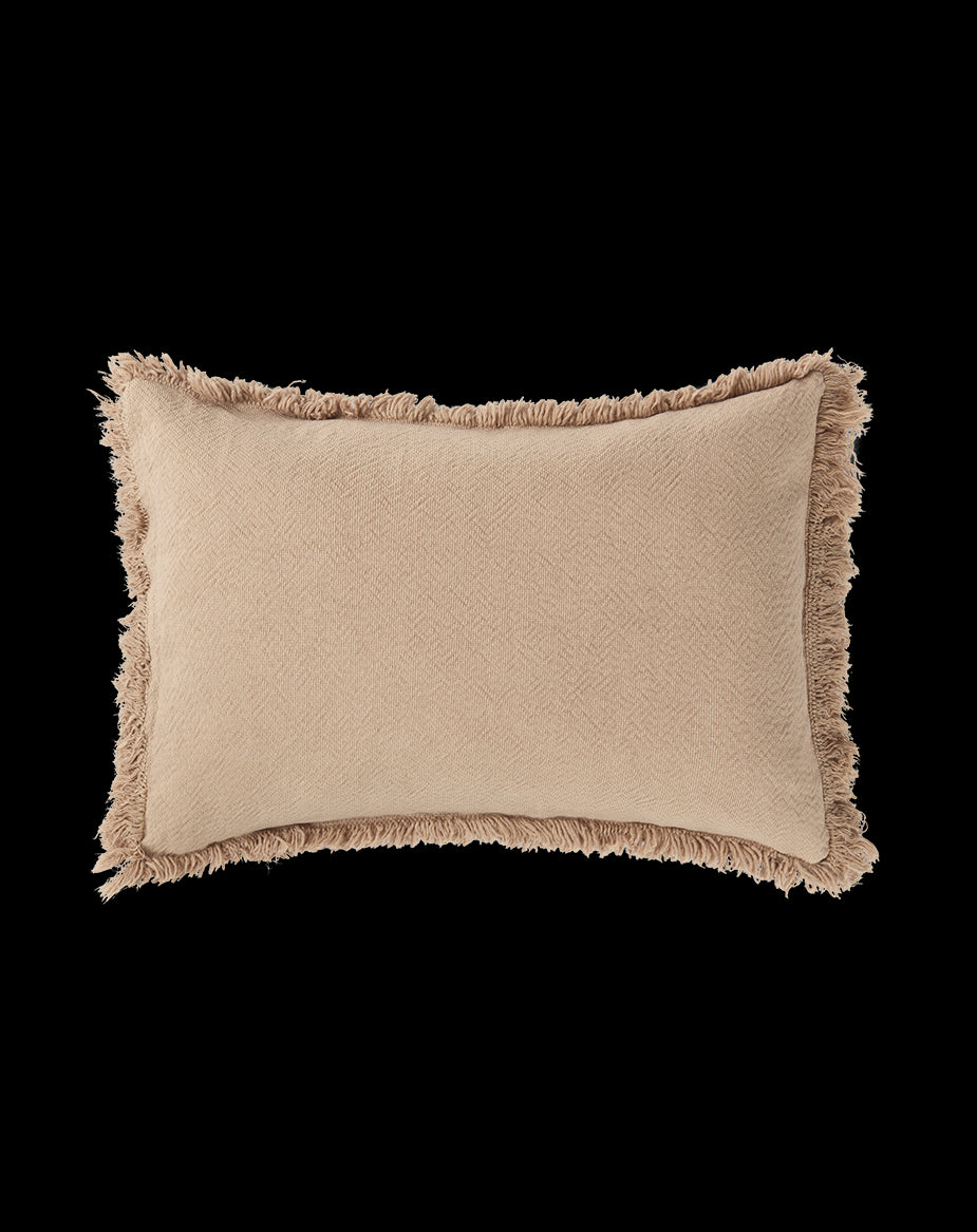Kussen 45 x 30 cm Landscape Fringes Rectangular Sesame