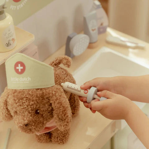 Little Dutch - Knuffelhond Jackie In Tas