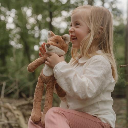 Little Dutch knuffel vos van 23 cm uit de Forest Garden collectie, zacht en knuffelbaar.