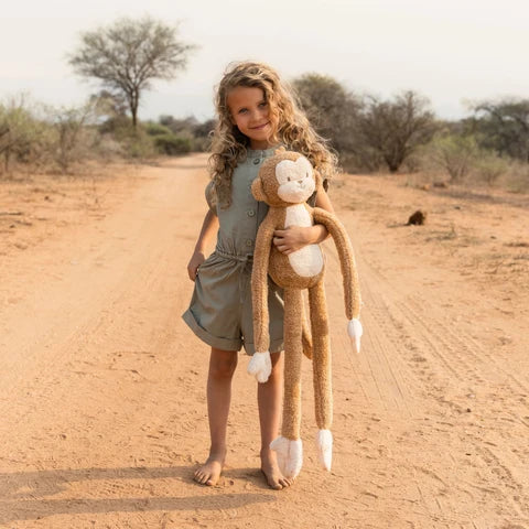 Little Dutch - Knuffel Aap XL Safari Friends