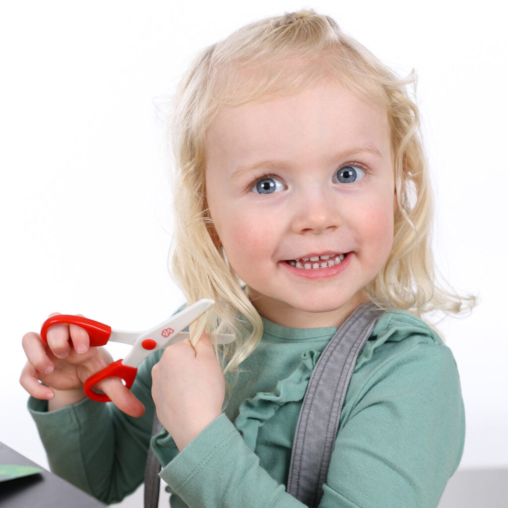 Ses Creative Veilige Kinderschaar, speciaal ontworpen om alleen papier te knippen, veilig voor kinderen vanaf 2 jaar.