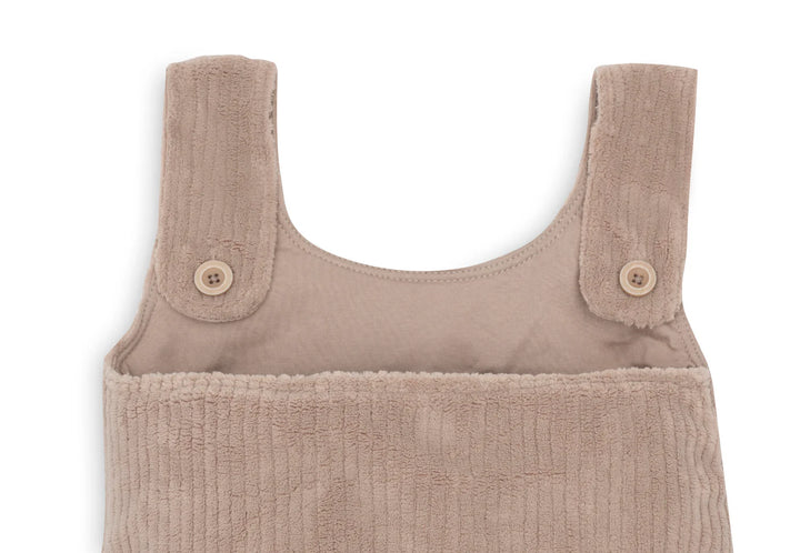 Jollein opbergzak Cloudy Rib Milky Coffee voor box met knoopsluiting