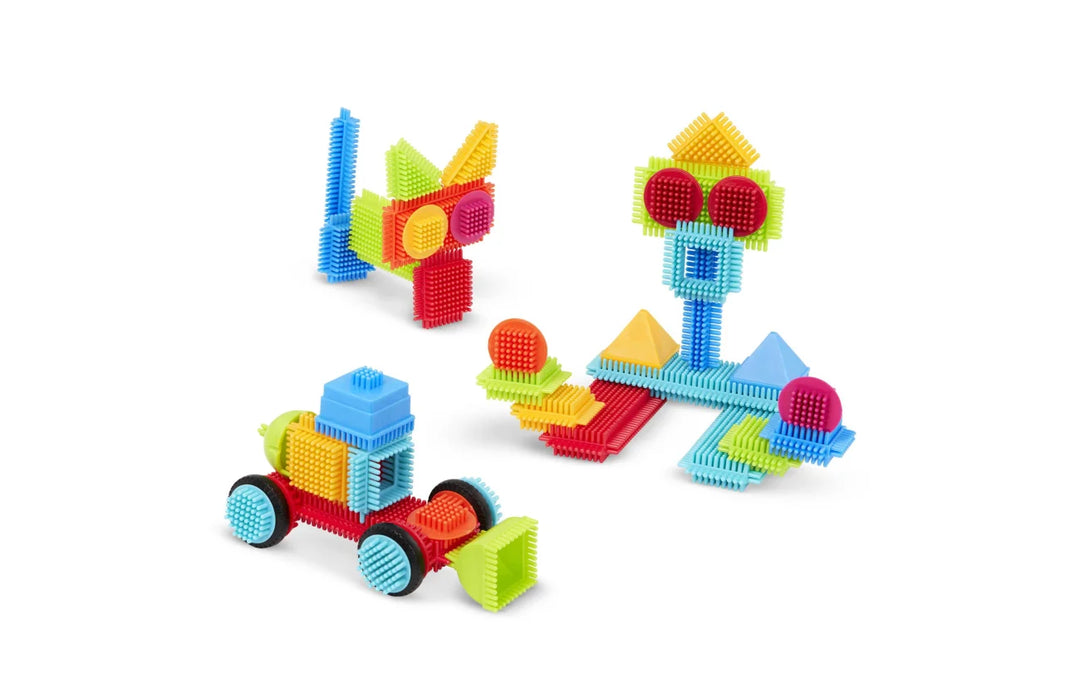 Bristle - Blokken met Borstelharen (50 stuks) | Bouwspeelgoed