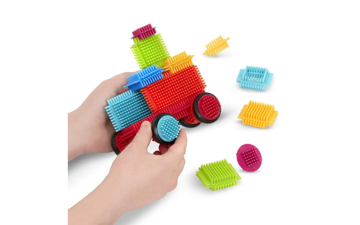 Bristle - Blokken met Borstelharen (50 stuks) | Bouwspeelgoed