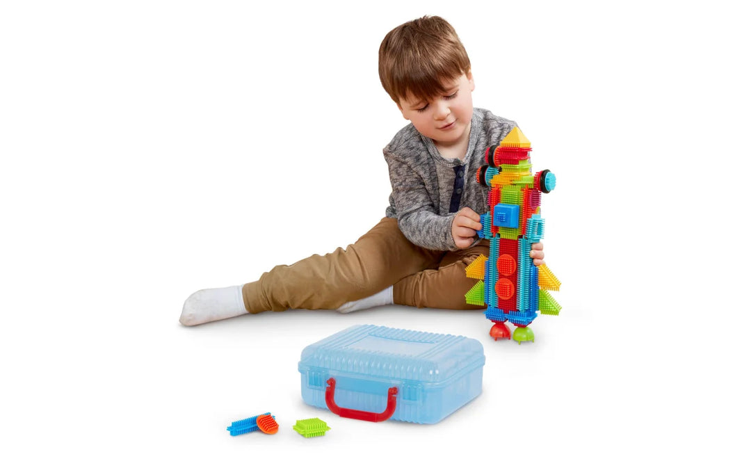 Bristle - Blokken met Borstelharen (50 stuks) | Bouwspeelgoed