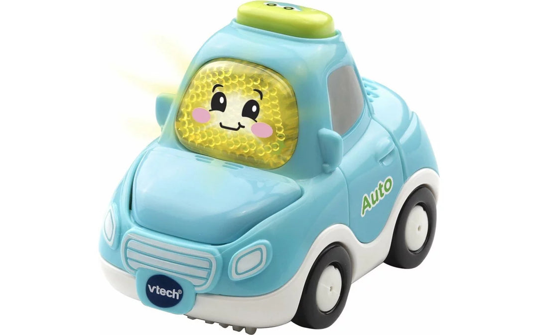 Set van 3 Vtech voertuigen: auto, ambulance en takelwagen met geluid