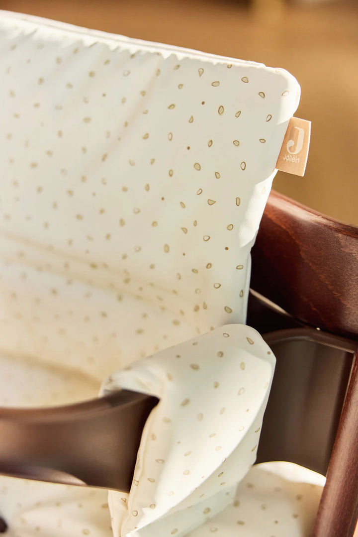 Jollein stoelverkleiner Leafy Dreams ivory met blaadjesprint