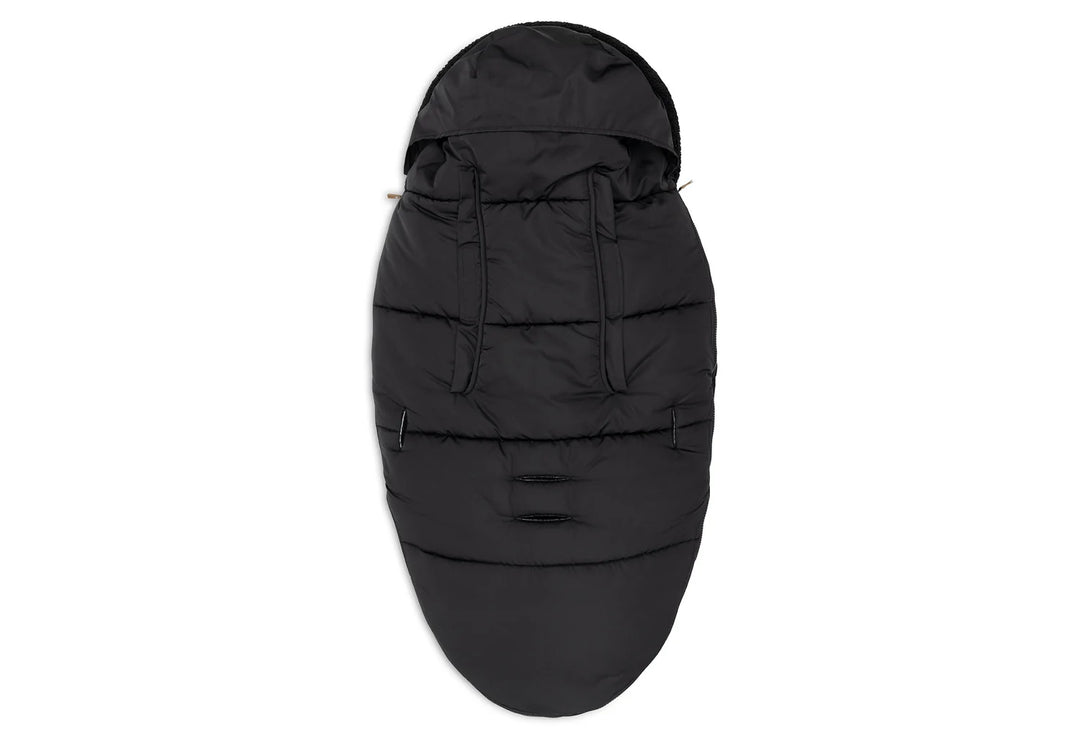 Jollein - Voetenzak Buggy / Kinderwagen Embossed | Nearly Black