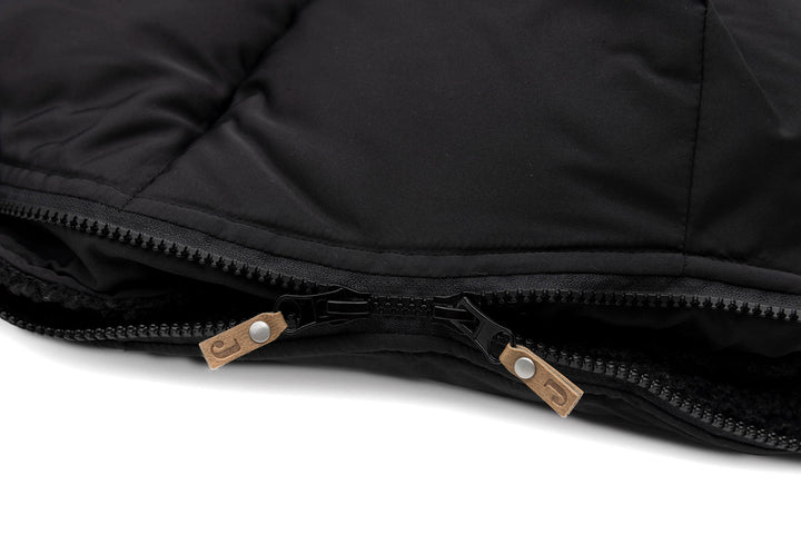Jollein - Voetenzak Buggy / Kinderwagen Embossed | Nearly Black