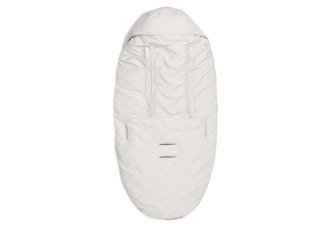 Jollein voetenzak Embossed Sand voor buggy en kinderwagen met teddy fleece binnenkant