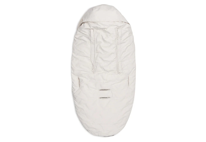 Jollein voetenzak Embossed Sand voor buggy en kinderwagen met teddy fleece binnenkant