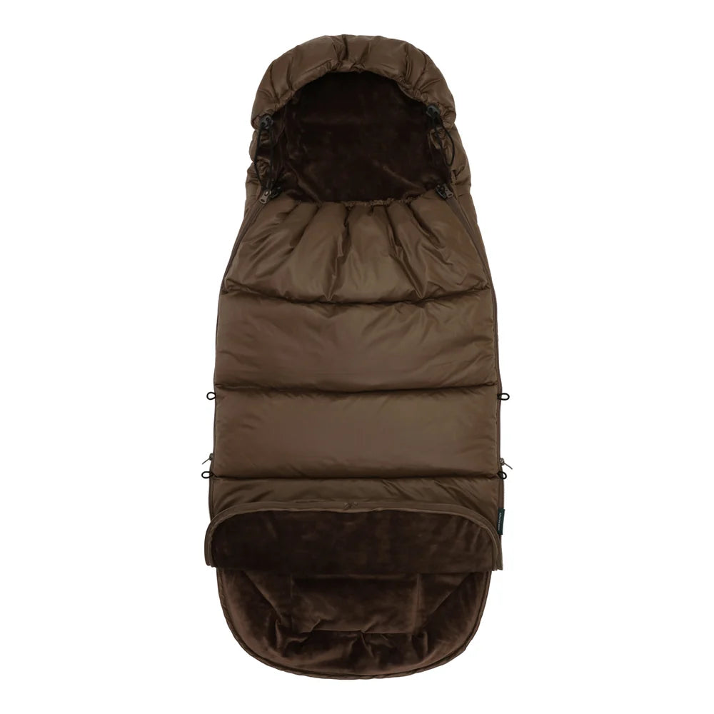 Kong Walther - Voetenzak Puffer | Chocolate Brown