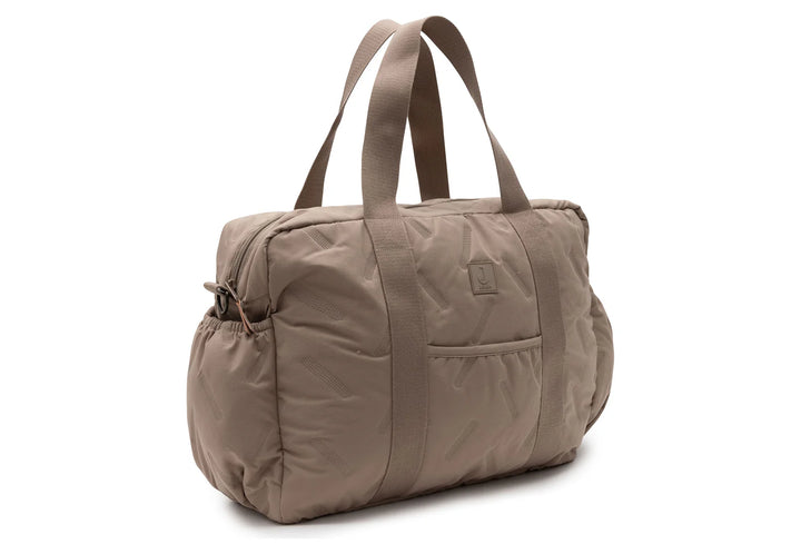 Jollein - Verzorgingstas Embossed Lily | Milky Coffee