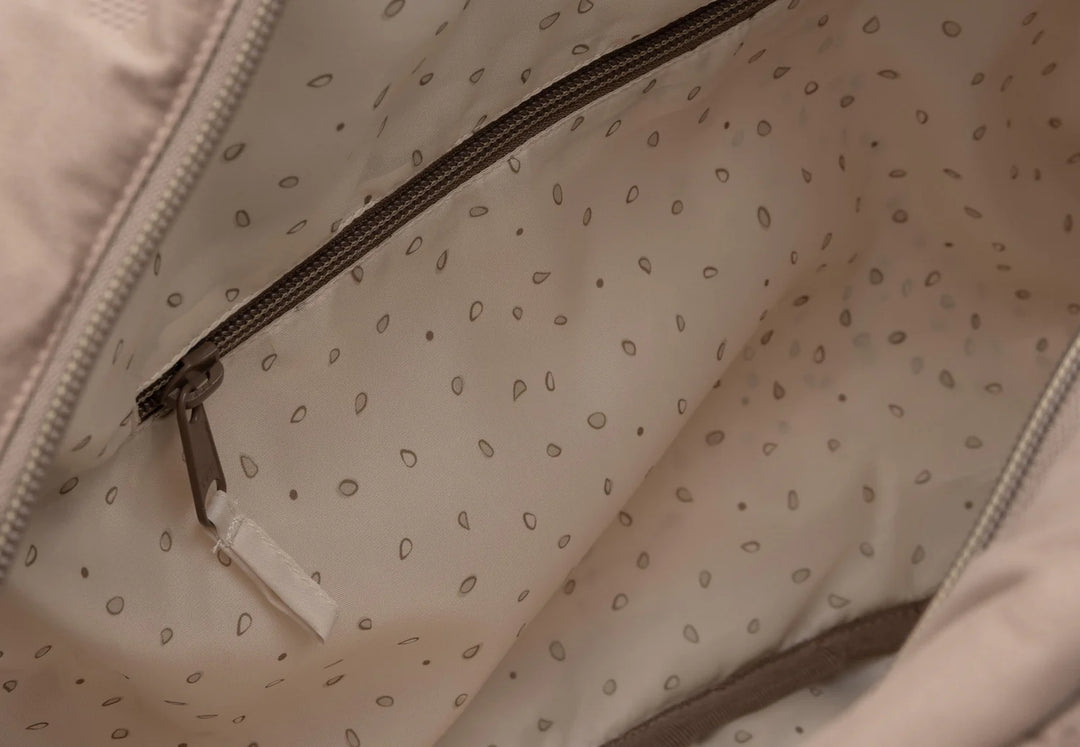 Jollein - Verzorgingstas Embossed Lily | Milky Coffee