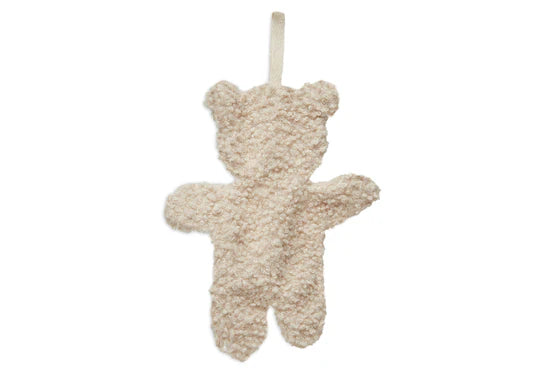 Fopspeendoekje Teddy Bear Naturel van Jollein, extra zacht met stevige lus voor bevestiging van de fopspeen