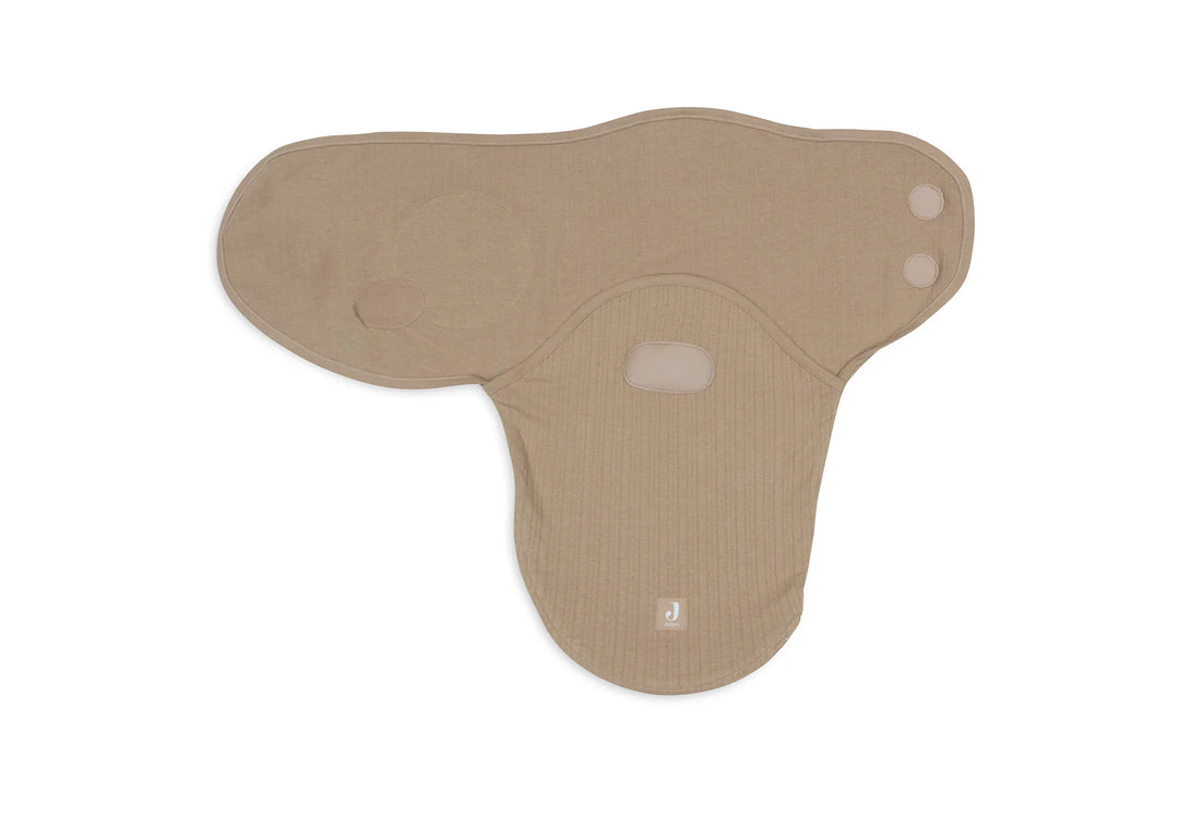 Jollein slaapzak wrapper 0-3m Ajour Biscuit met klittenbandsluiting